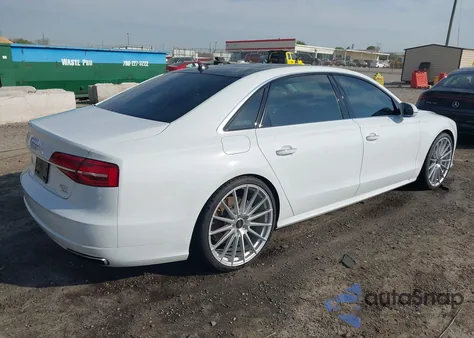 2016 Audi A8 L 4.0T Sport из США, поврежденный, VIN WAU43AFDXGN019951
